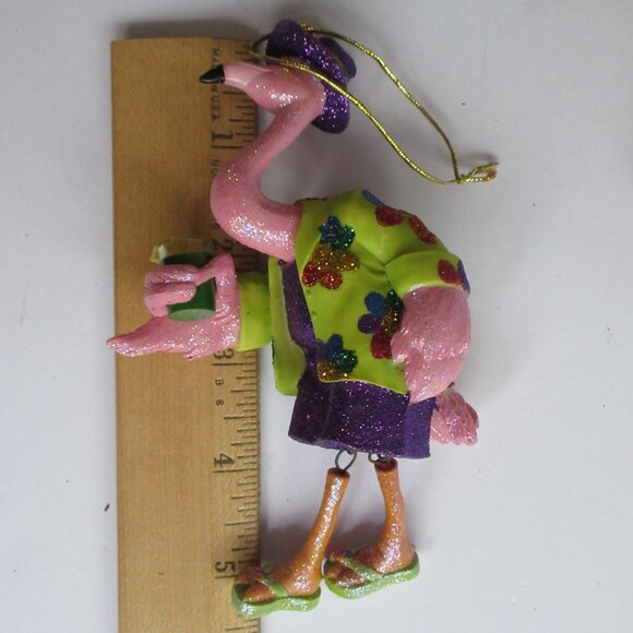 December Diamonds 2003 FELIPA & FELIPE THE FLAMINGO Christmas Ornaments - Picture 16 of 16